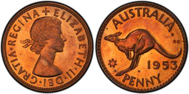 1953 A. (p) 1D PR63RB