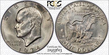1974-D $1 MS67