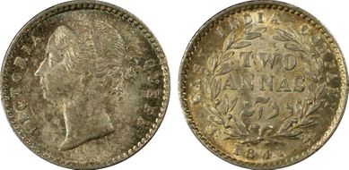 1841(C) 2 An SW-3.62 Prid-121 MS63