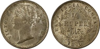 1840(B&C) 1/4 Rup SW-3.52 Prid-105 MS62