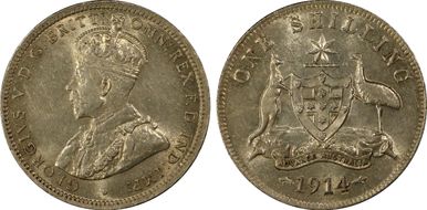 1914 Shil AU58