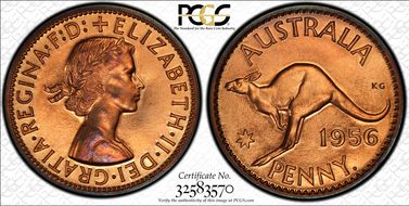 1956 Y. (p) 1D PR62RD