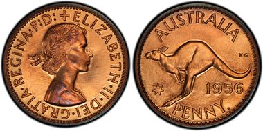 1956 Y. (p) 1D PR62RD