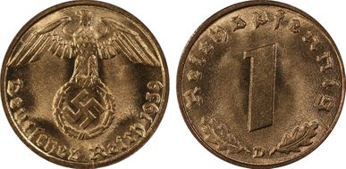 1939-D Pfg J-361 MS64RD