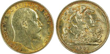 1902-S 1/2 Sov S-3977A MS61