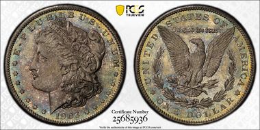 1903-S $1 VAM 2, Micro S MS65+