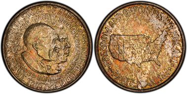 1954-D 50C Washington-Carver MS66+