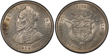 1904 25C KM-4  Ag AU55