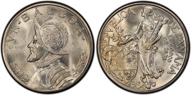 1934 Balboa KM-13  Ag MS64