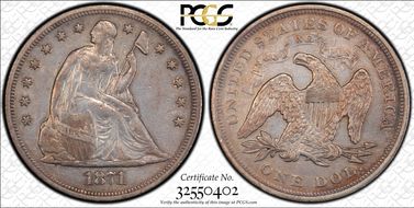 1871 $1 N1