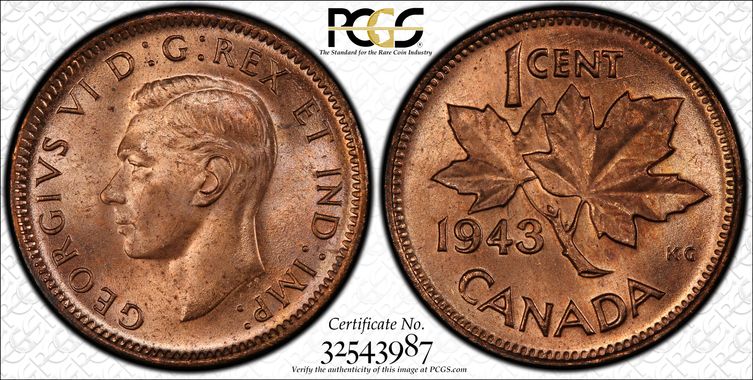 Cert 32543987 - Coin Image