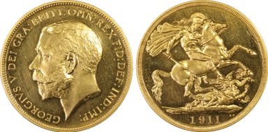 1911 £2 S-3995 PR64CAM