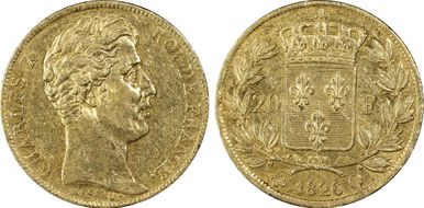 1826-Q 20 Fr Gad-1029 AU53