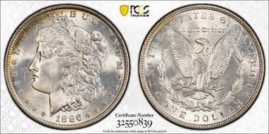 1886 $1 MS67
