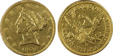 1859-C $5 N1