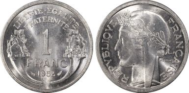 1958 1 Fr Gad-473b F-221 MS65