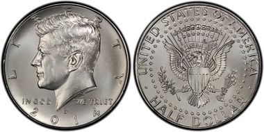 2014-D 50C Silver, 50th Anniversary Set MS68