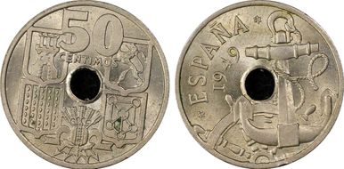 1949 50C Arrows Down (1951) MS65