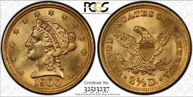 1900 $2.50 MS63