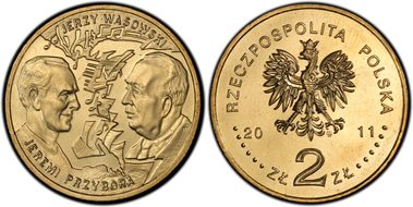 2011 MW 2 Zlote Przybora & Wasowski Y-801 MS66