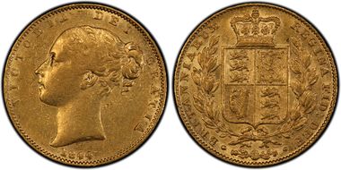 1844 Sov S-3852 4/Inverted 4 AU50