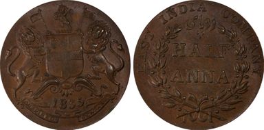 1835(B) 1/2 An SW-1.79 Prid-131 MS63BN