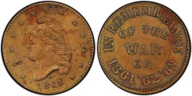 1863 CWT F-24/246a, Remembrance of the War MS62BN