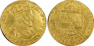 (1555-76) R.d'or Fr.75 AU58