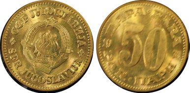 1974 50 Para KM-46.1 MS65