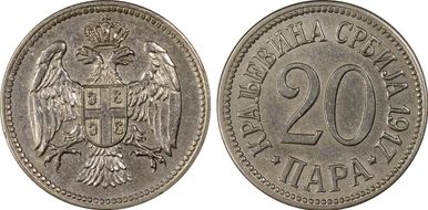 1917 20 Para AU58