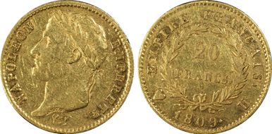 1809-U 20 Fr Gad-1025 F-516 XF45