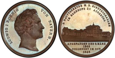1846 Medal Witt-2689 Bronzed AE SP64