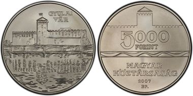 2007-BP 5000 F Castle of Gyula KM-798 MS69