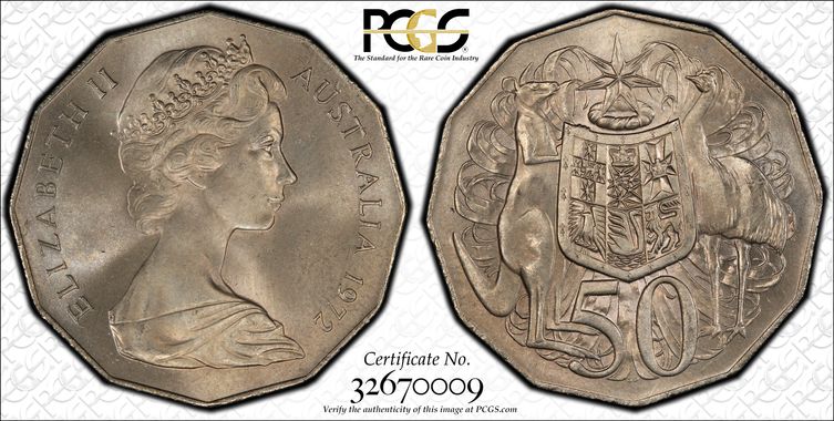 Cert 32670009 - Coin Image