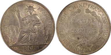 1908-A Piastre Lec-291 MS62