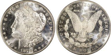1878-S $1 MS65PL