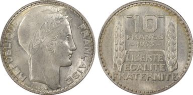 1933 10 Fr Gad-801 F-360 MS65