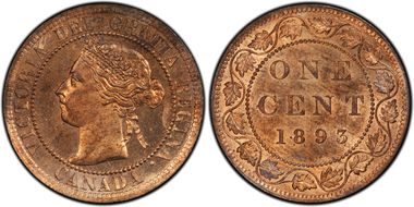 1893 1C MS65RD