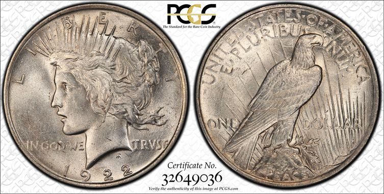 Cert 32649036 - Coin Image