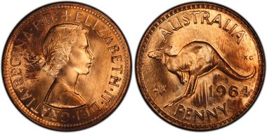 1964 (m) 1D KM-56 MS64RD