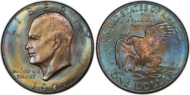 1971 $1 MS66