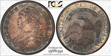 1819/8 50C O-104 MS64