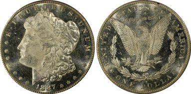 1887-S $1 MS64PL