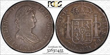 1815/4-Mo JJ 8 R Calico-1328 VF35