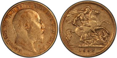 1906-M 1/2 Sov S-3975 XF40