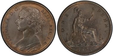 1891 1D S-3954 MS64BN