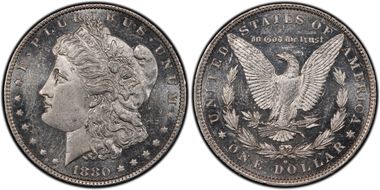 1880-O $1 MS62PL