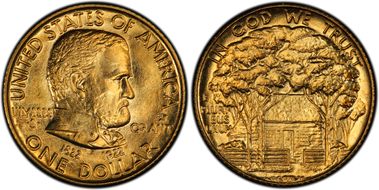 1922 G$1 Grant, Star MS64