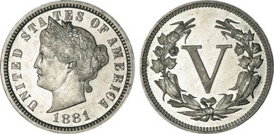 1881 5C J-1673 PR65