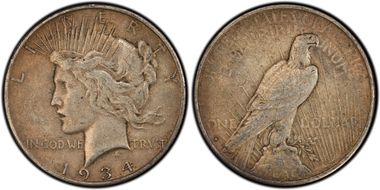 1934-S $1 VF35